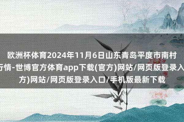 歐洲杯體育2024年11月6日山東青島平度市南村蔬菜批發阛阓價錢行情-世博官方體育app下載(官方)網站/網頁版登錄入口/手機版最新下載